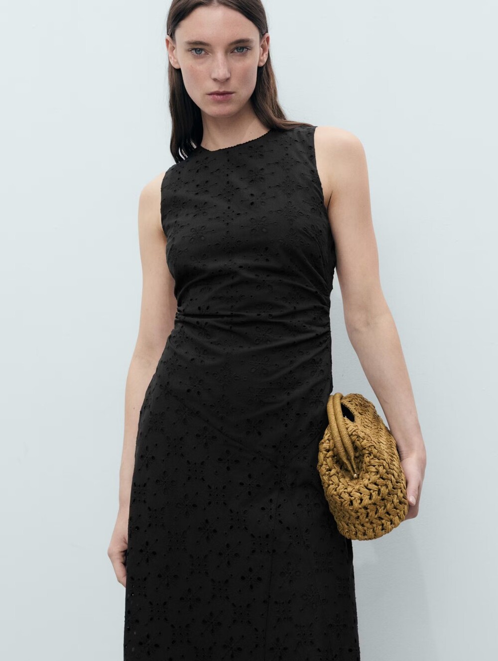 MANGO Embroidered Dress - Picture 3 of 4